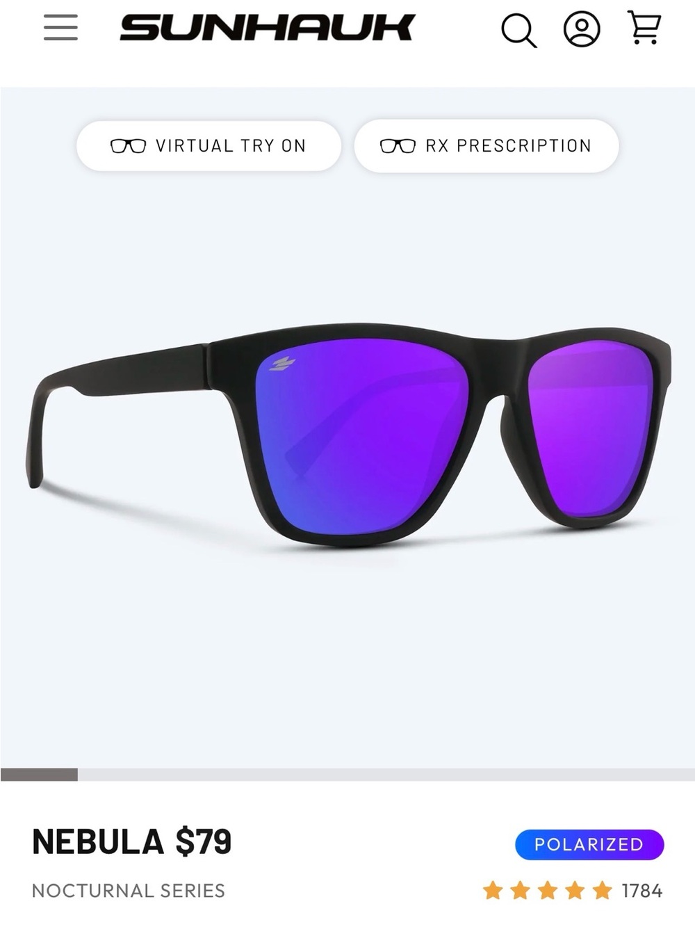 Sunhauk Nebula Polarized Sunglasses